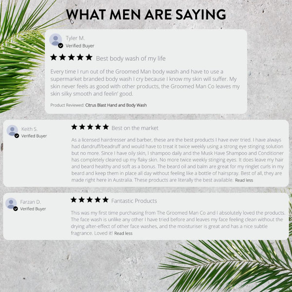 best mens skincare and grooming products australia