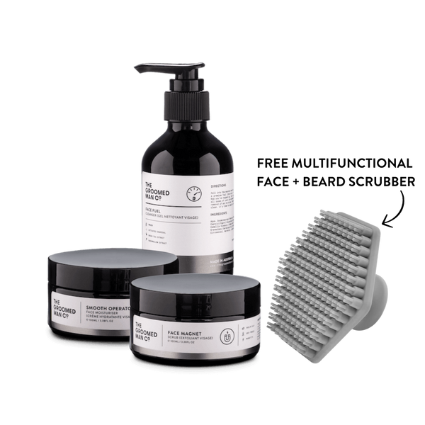 Men's face care kits and men's grooming kits made in Australia