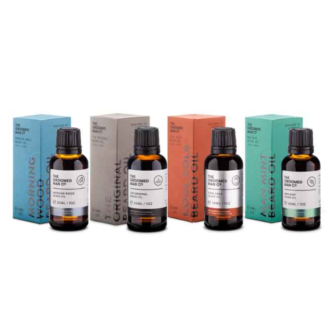 Huile Pour Barbe The Groomed Man - Man Mint - 30ml - Fabriqué En France - Après-Rasage