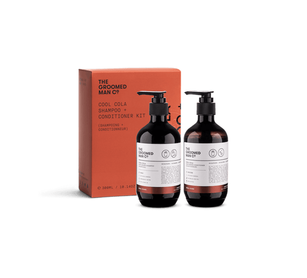 Men's shampoo and conditioner kit made in Australia