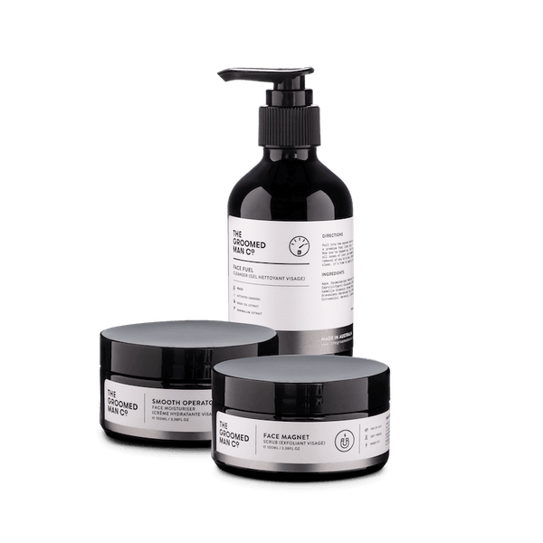 FACE AND BODY CARE KITS FOR MEN The Groomed Man Co