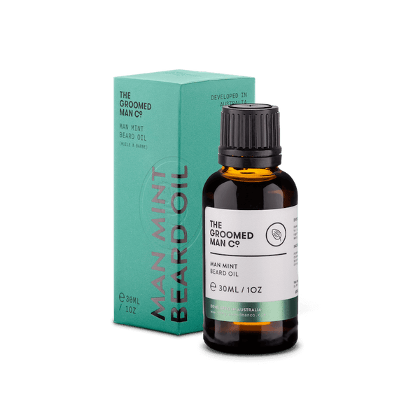 Peppermint beard oil made in Australia